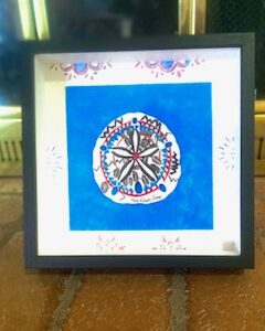 Thunderstorm – Framed Mandala Art 